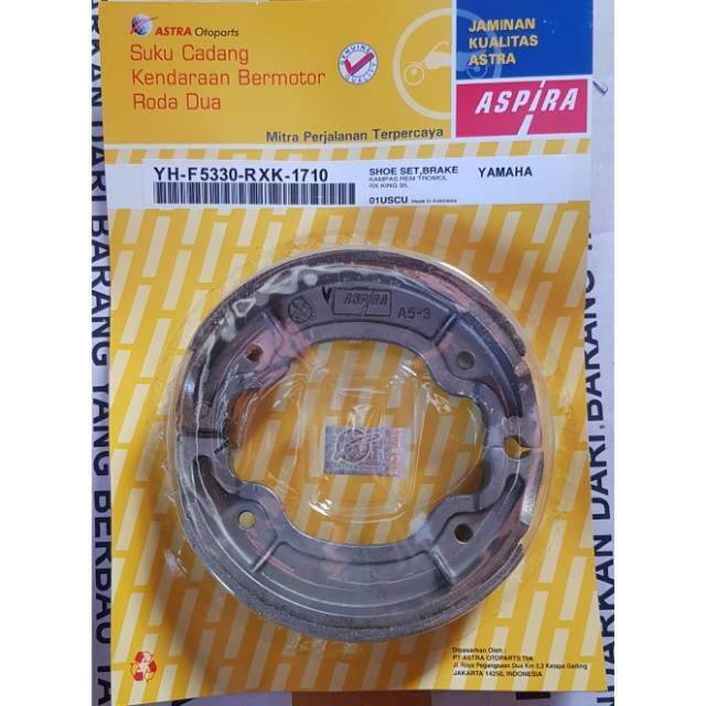 Kampas Rem Belakang Rxking - New / RXSpesial / RXZ / Vixion / Scorpio / Byson