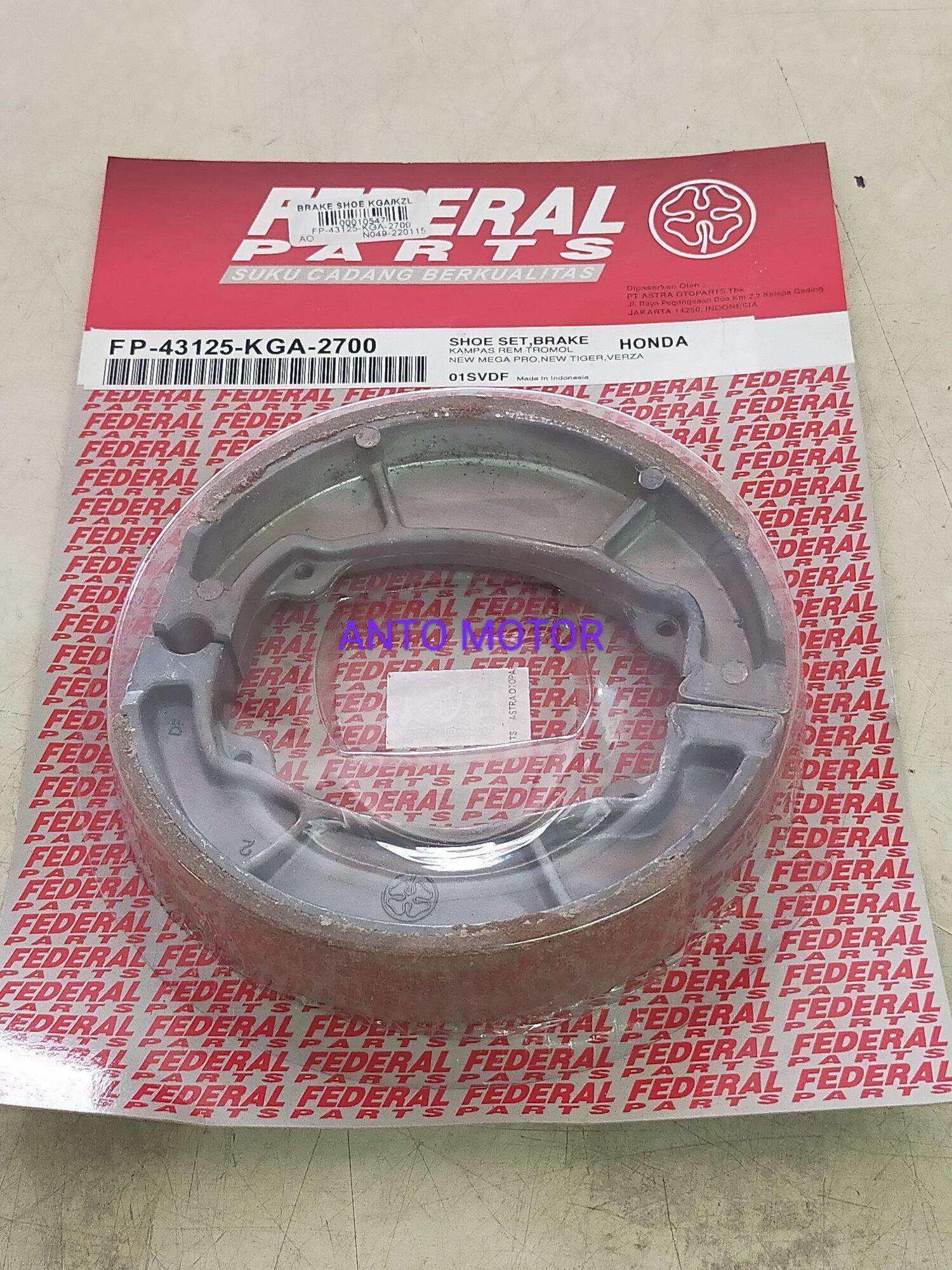 Kampas Rem Belakang Megapro New - Mono / Tiger New