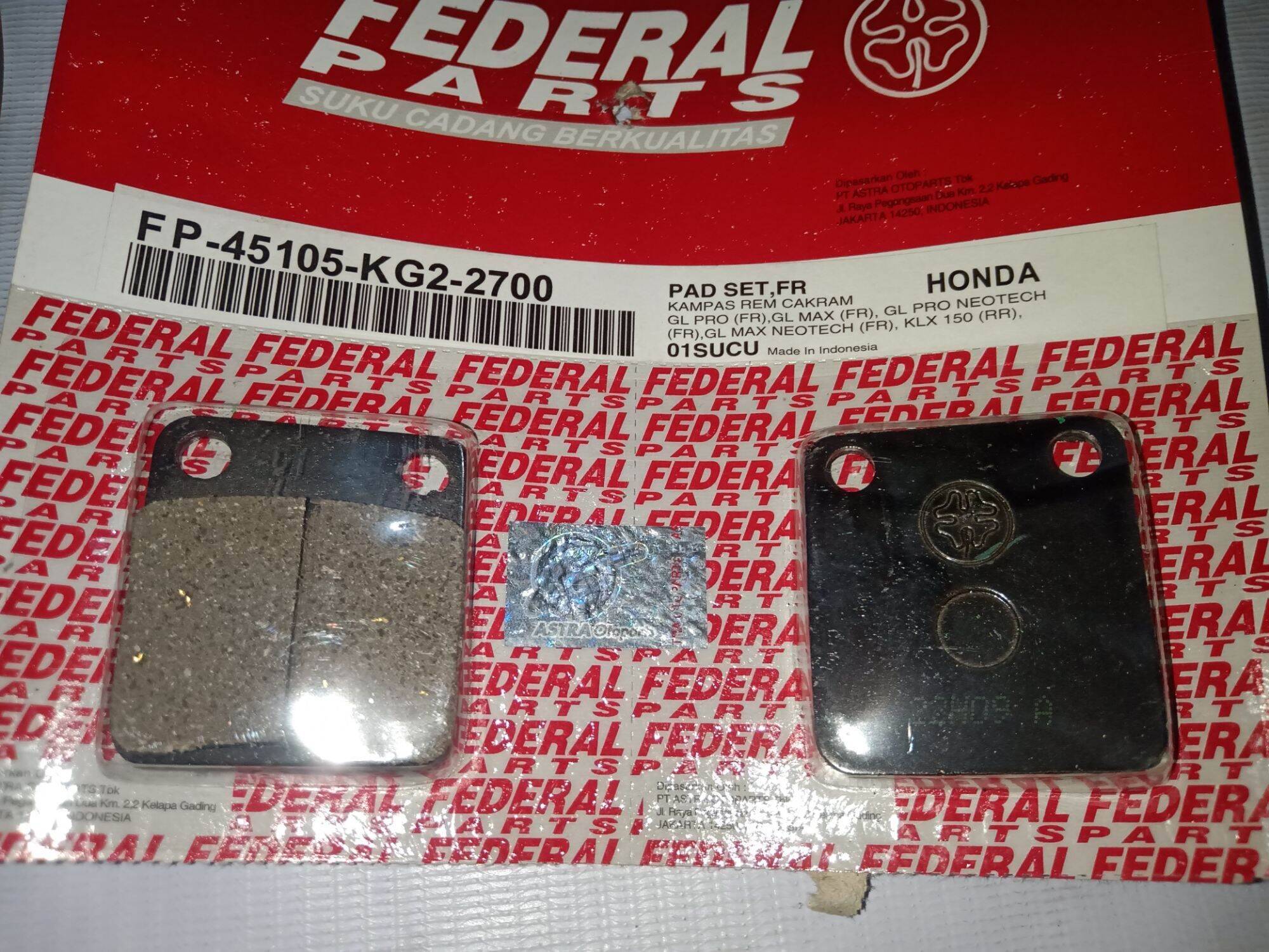 Kampas Cakram Depan GLPRO - Neotech / GLMax - Neotech & Belakang KLX150