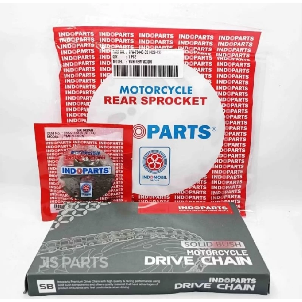 Gir Set Vixion New (Y1443-2822S-NVI) 428-122/43T/14T