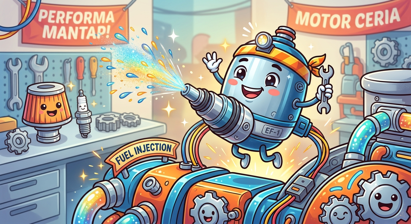 Injektor Motor Itu Apa Sih? Kenali Fungsi & Alasan Kenapa Bisa Mampet!