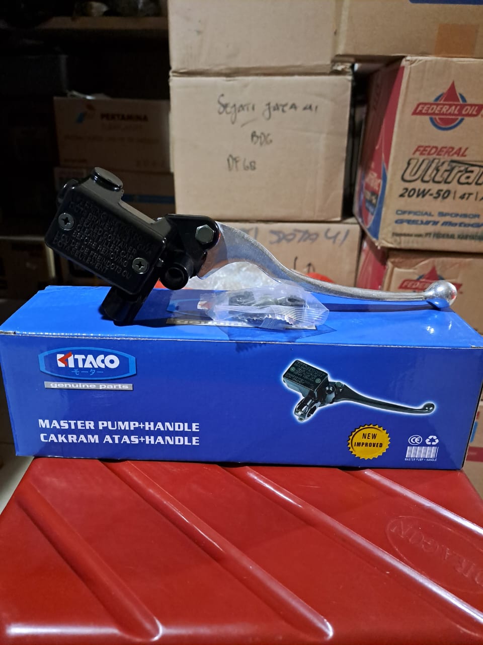 Tempat Minyak Rem Atas + Handel KLX