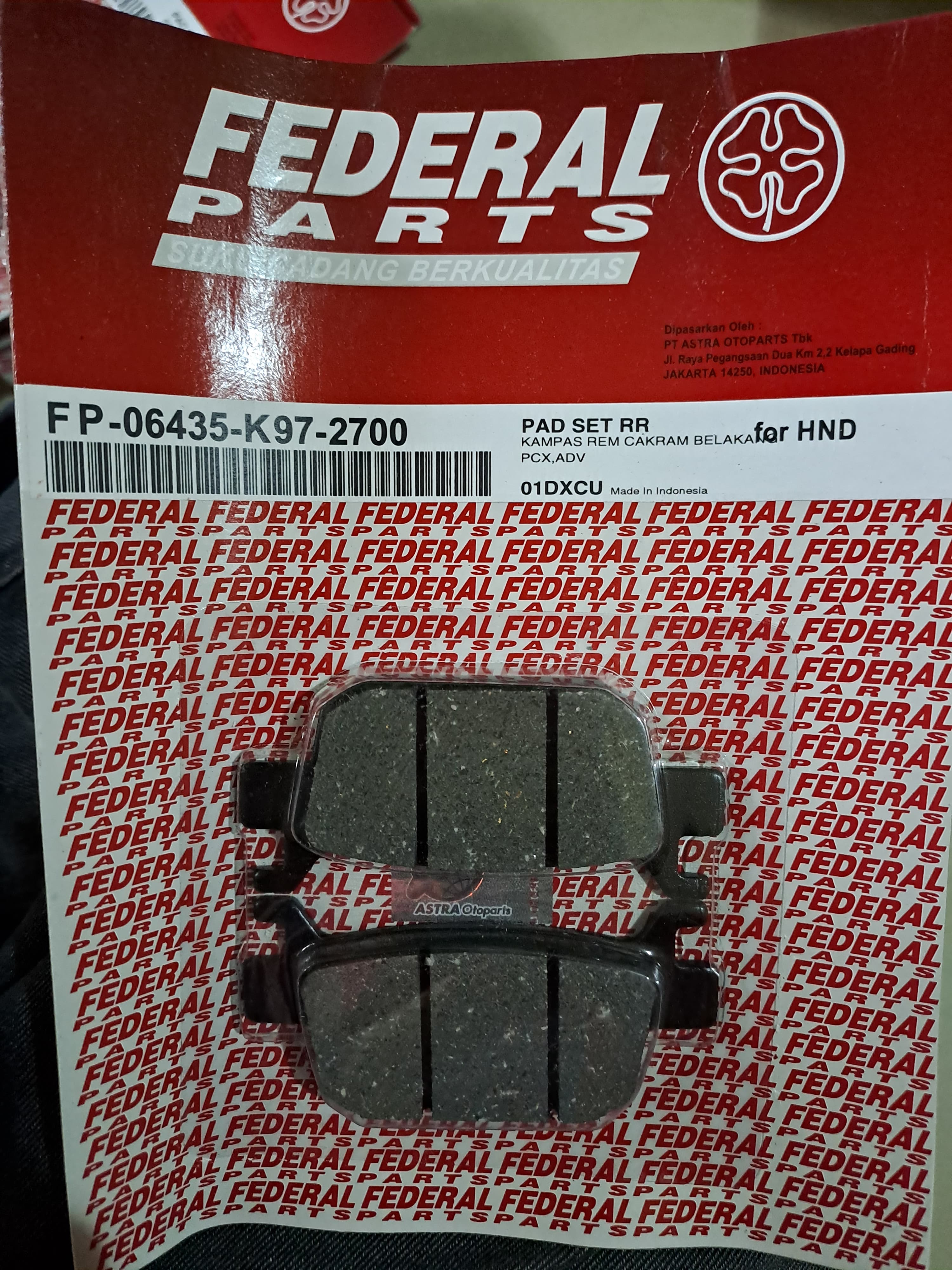 Kampas Cakram Belakang PCX150 (2018) / PCX160 / ADV150 / ADV160 / Vario 160 ABS