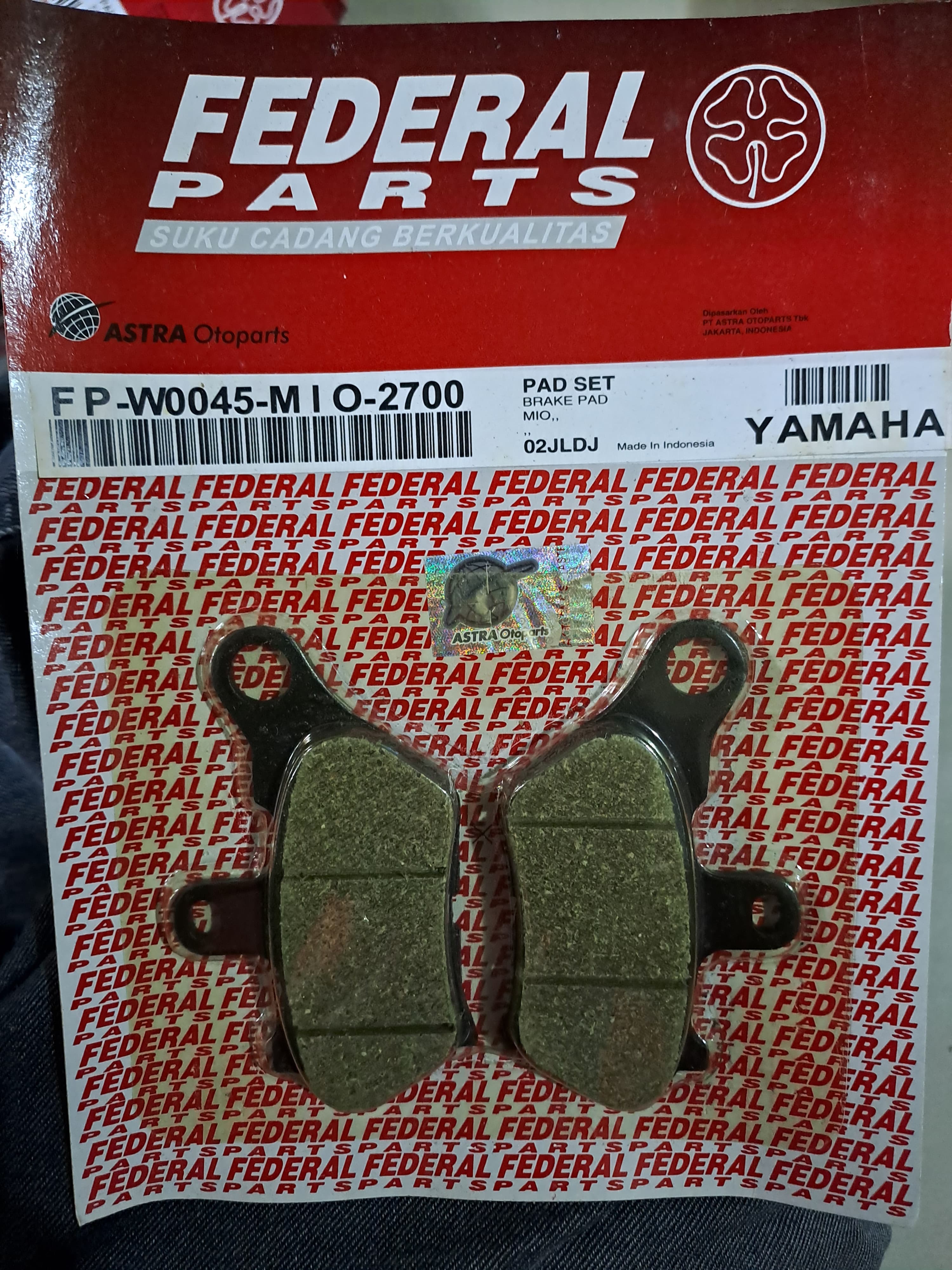 Kampas Cakram Depan Mio Pertama