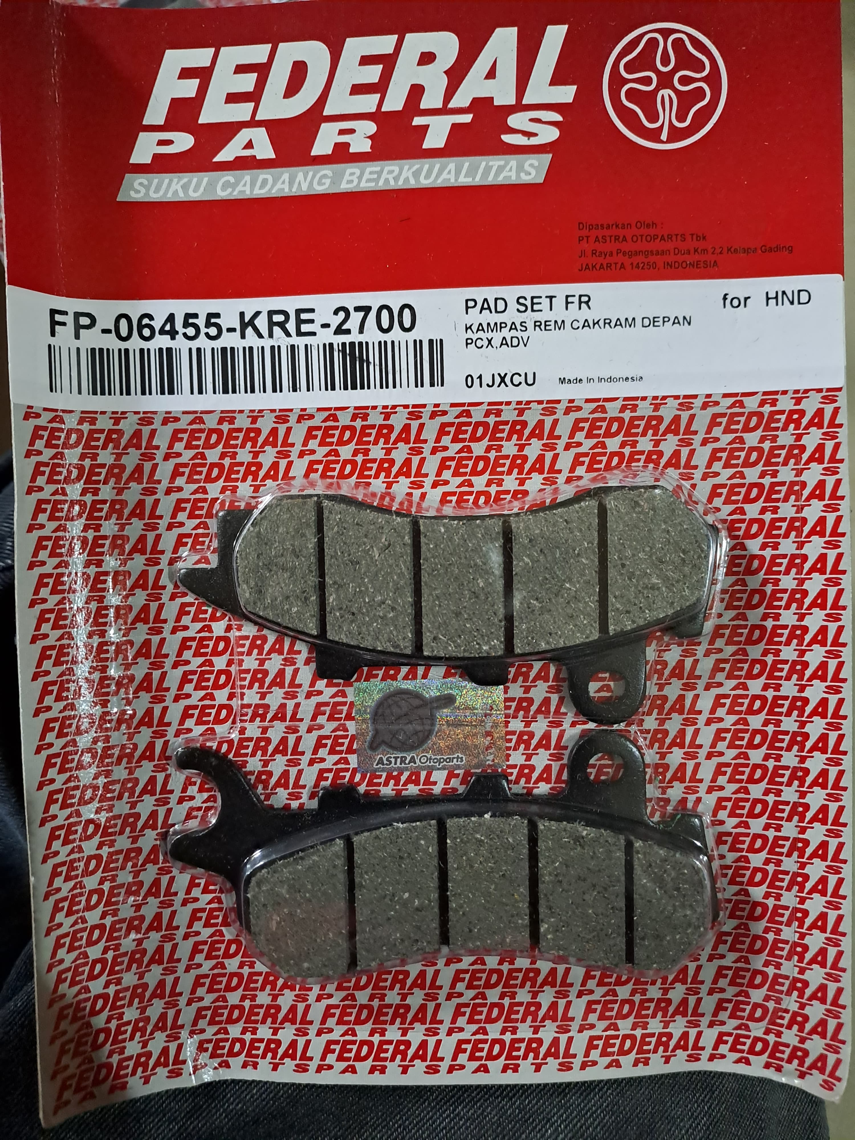 Kampas Cakram Depan PCX150 (2018) / PCX160 / ADV150 / ADV160