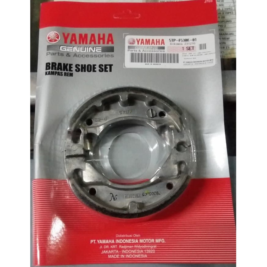 Kampas Rem Belakang Alfa / Force 1 / FizR / Crypton / Vega / Jupiter Z (5TP-F530K-01)