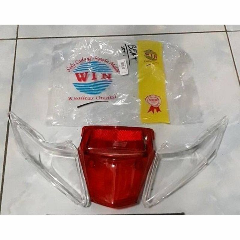 Kaca Stop + Weser Belakang Beat Lama / 2010 (Merah/Putih)