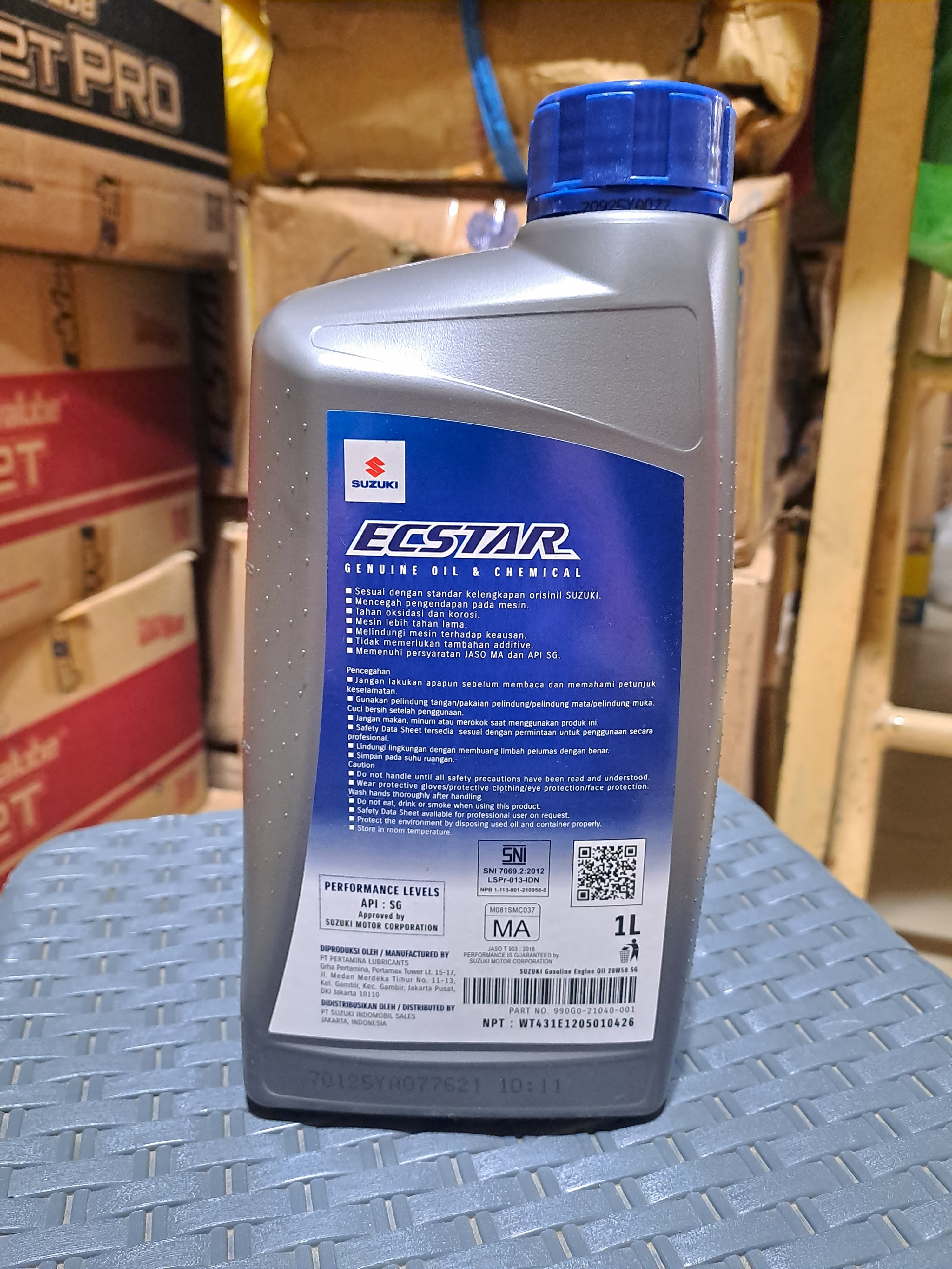 Oli Ecstar 20W-50 4T 1L MA R5000