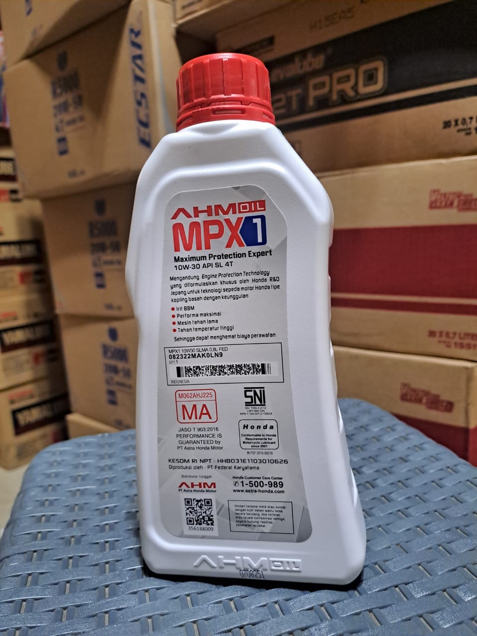 Oli MPX 1 10W-30 4T 0.8L MA