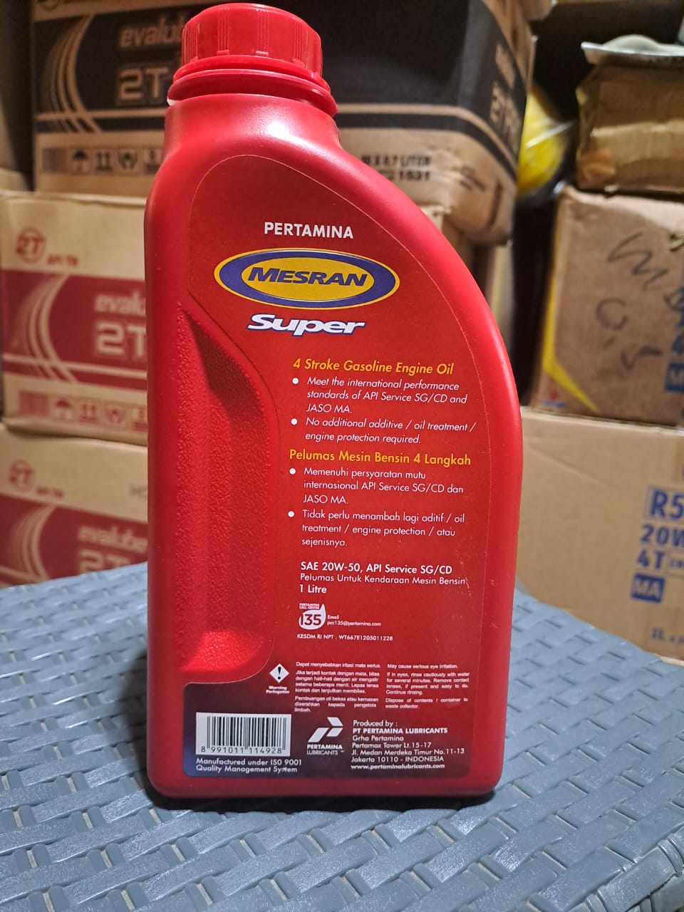 Oli Mesran Super SAE 20W-50 4T 1L
