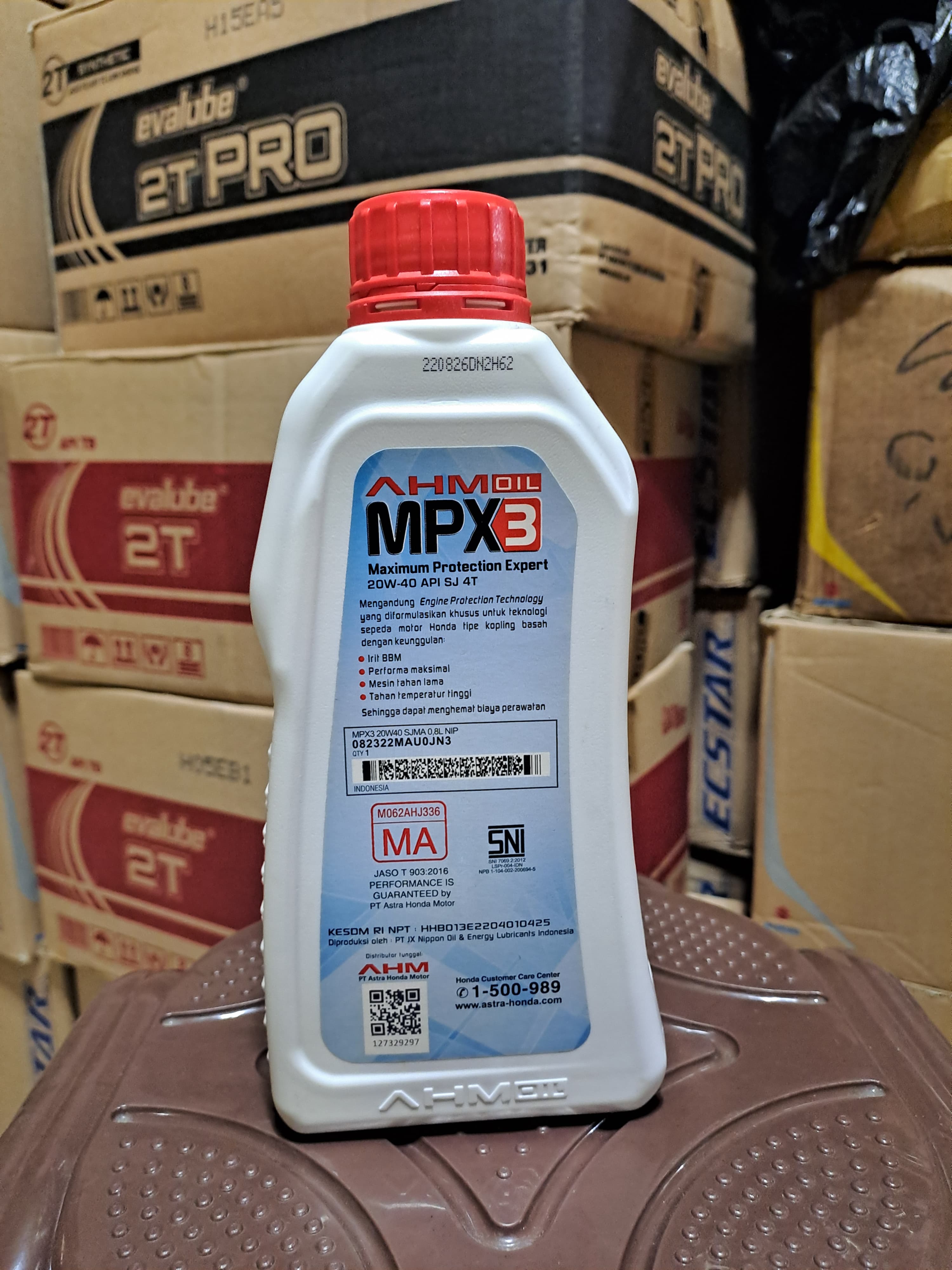 Oli MPX 3 20W-40 4T 0.8L MA