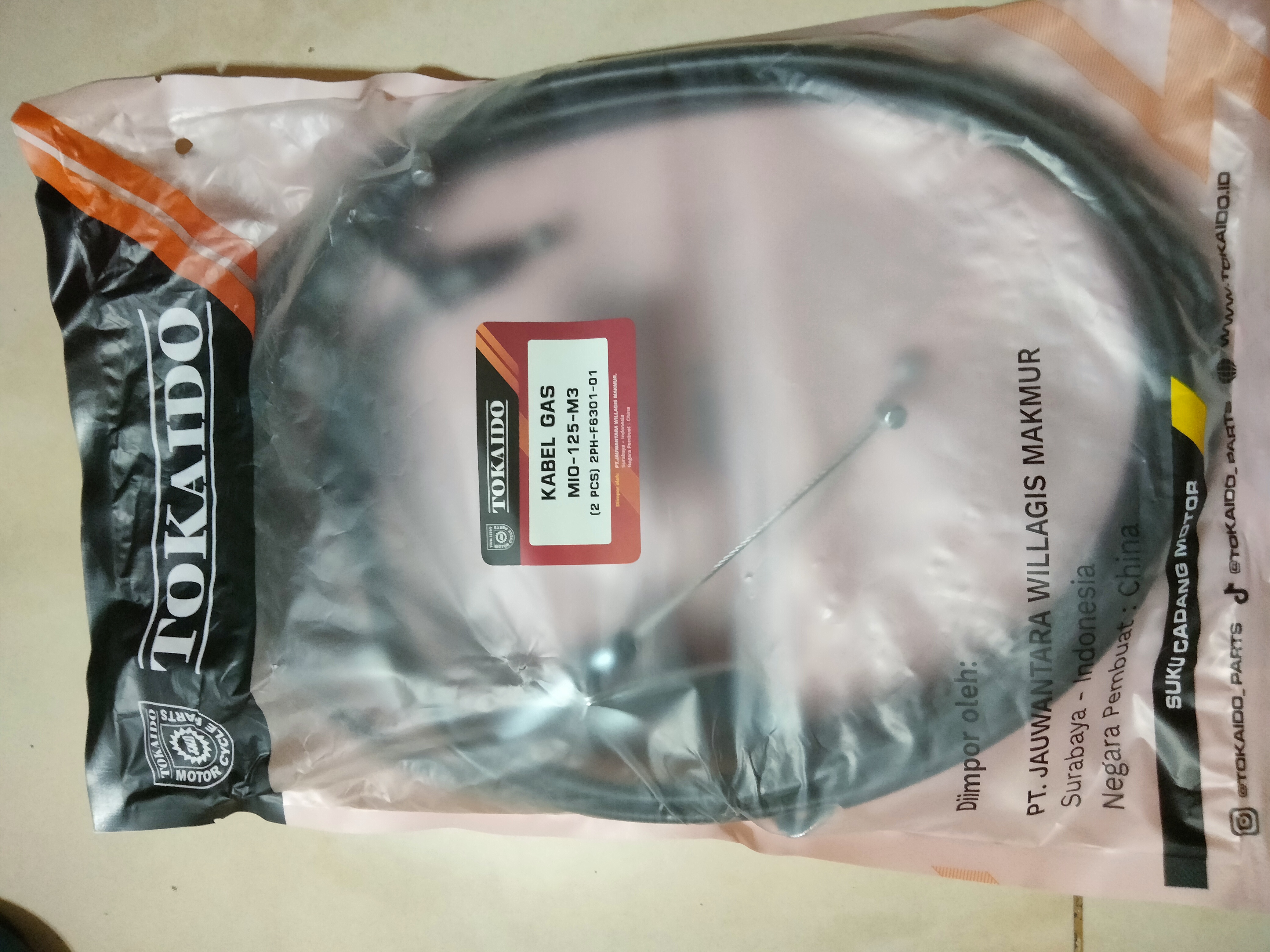 Tali Gas Mio M3 - S - Z - Soul GT125 (2 PCS) (2PH-F6301-01)