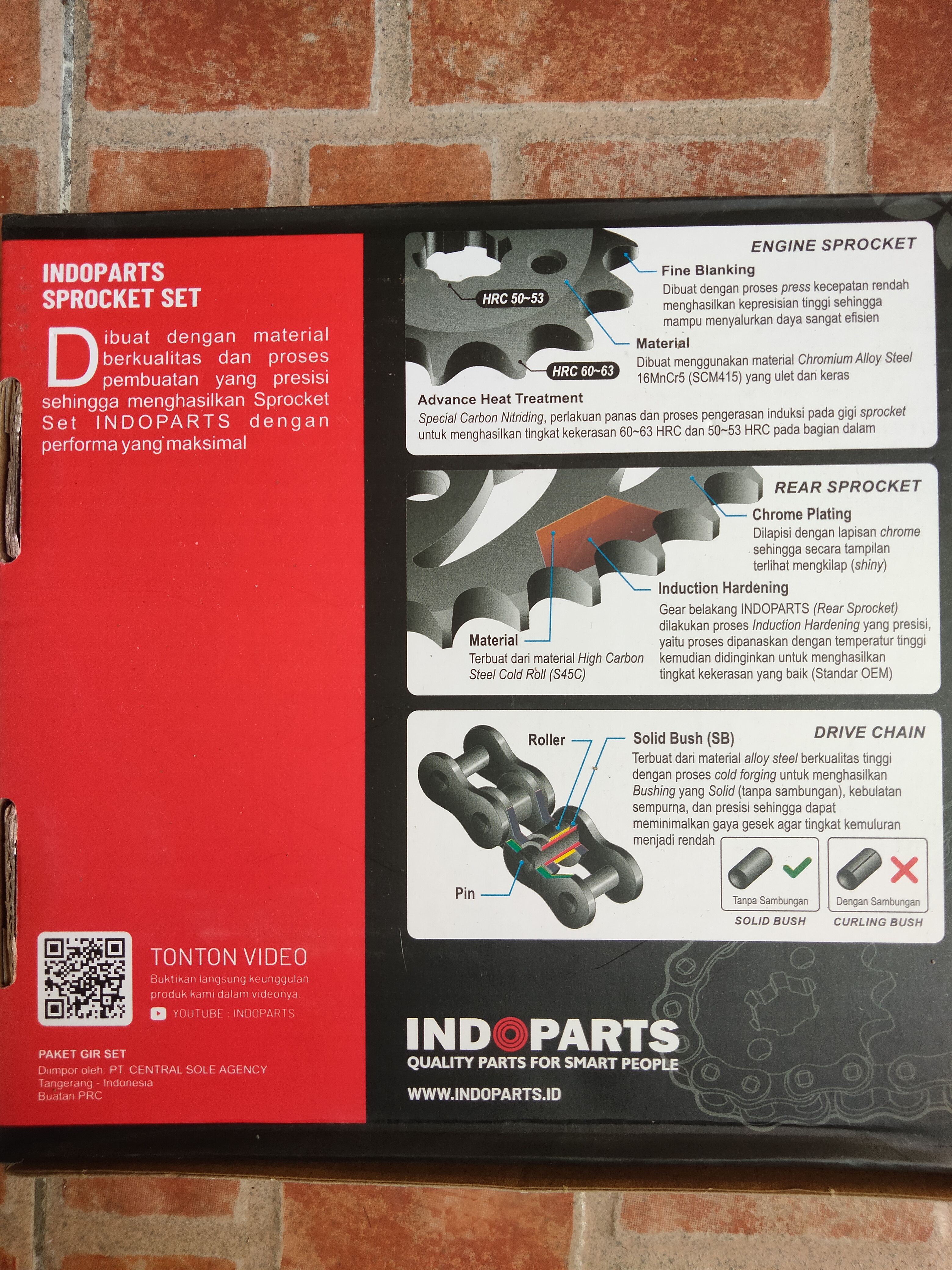 Gir Set Supra Fit New / Karisma / Revo / Supra X 125 (H1440-2810S-KTL) 428-110/40T/14T